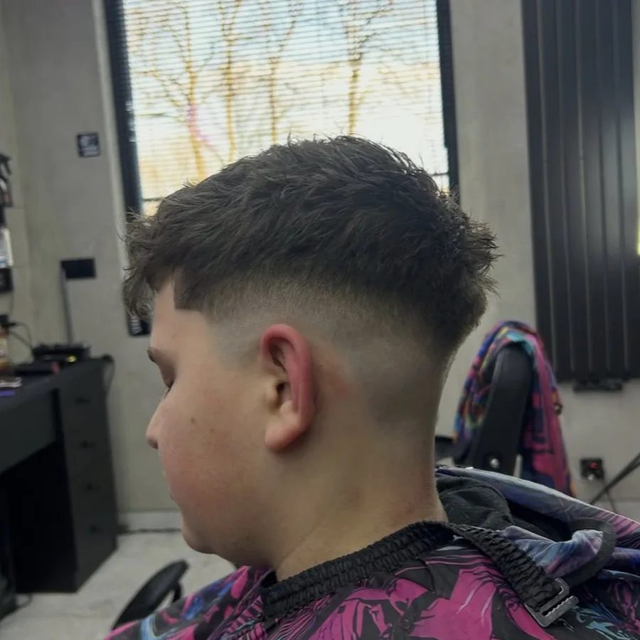 Textured crop z mid fade